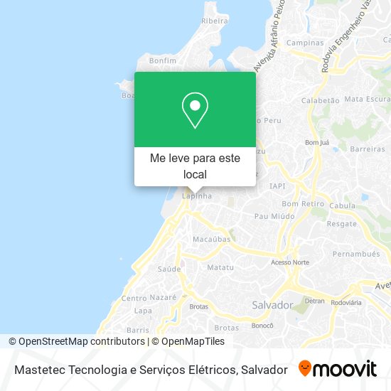 Mastetec Tecnologia e Serviços Elétricos mapa