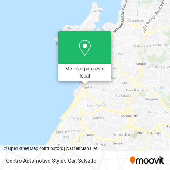 Centro Automotivo Stylu's Car mapa