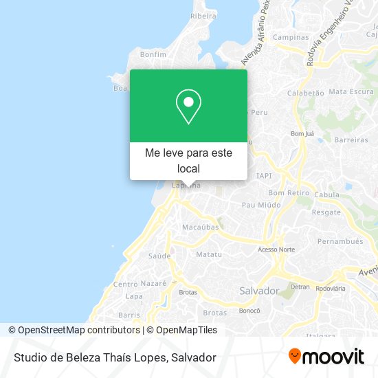 Studio de Beleza Thaís Lopes mapa