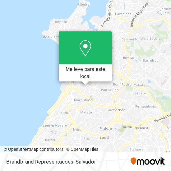 Brandbrand Representacoes mapa