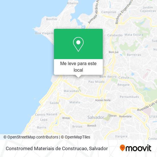 Constromed Materiais de Construcao mapa