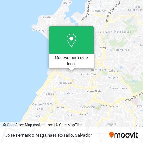 Jose Fernando Magalhaes Rosado mapa