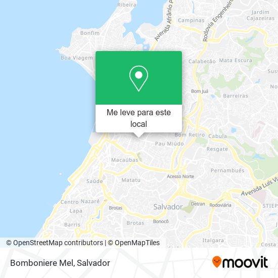 Bomboniere Mel mapa