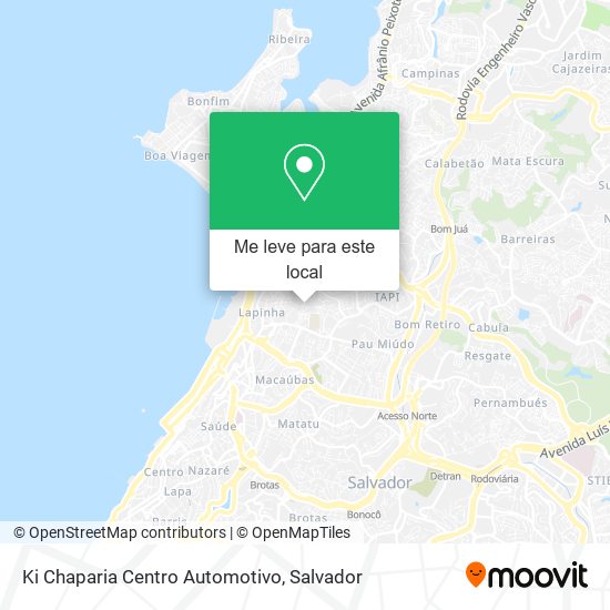 Ki Chaparia Centro Automotivo mapa