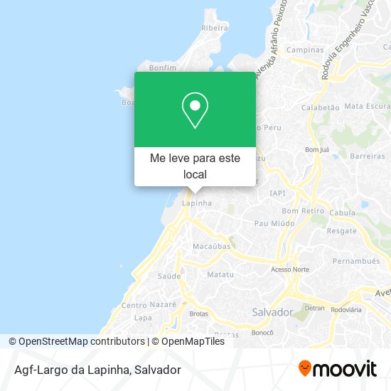 Agf-Largo da Lapinha mapa