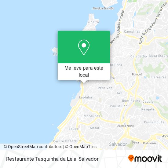 Restaurante Tasquinha da Leia mapa