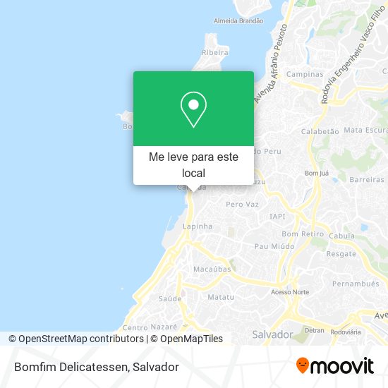 Bomfim Delicatessen mapa