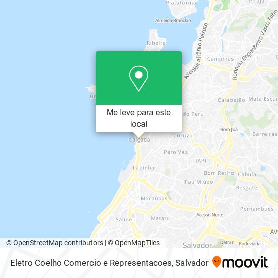 Eletro Coelho Comercio e Representacoes mapa