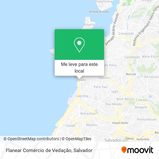 Flanear Comércio de Vedação mapa