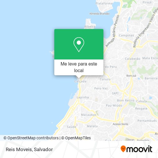 Reis Moveis mapa