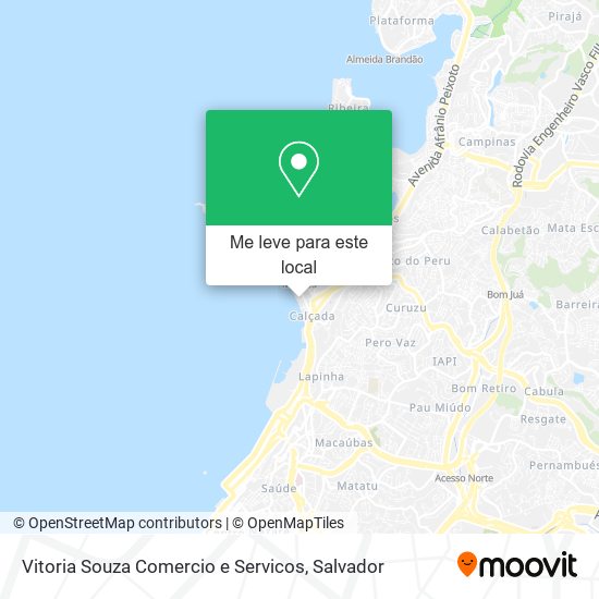 Vitoria Souza Comercio e Servicos mapa