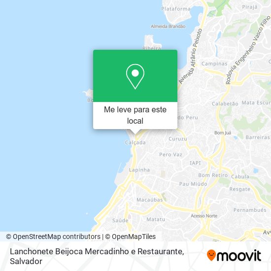 Lanchonete Beijoca Mercadinho e Restaurante mapa
