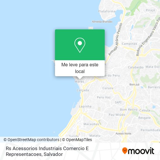 Rs Acessorios Industriais Comercio E Representacoes mapa