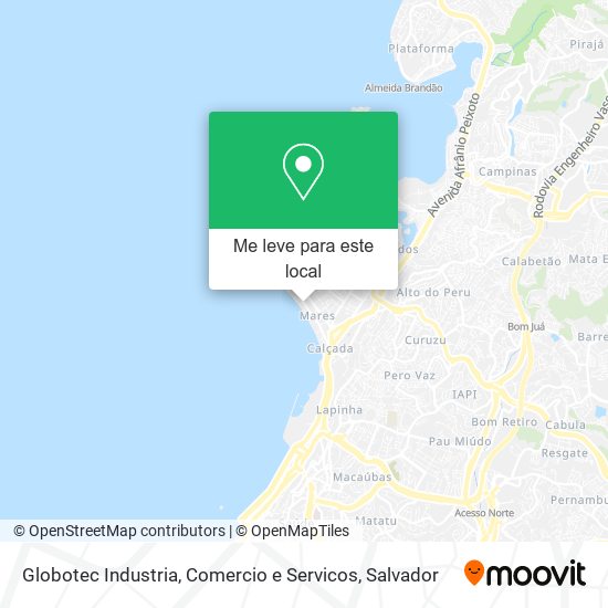 Globotec Industria, Comercio e Servicos mapa