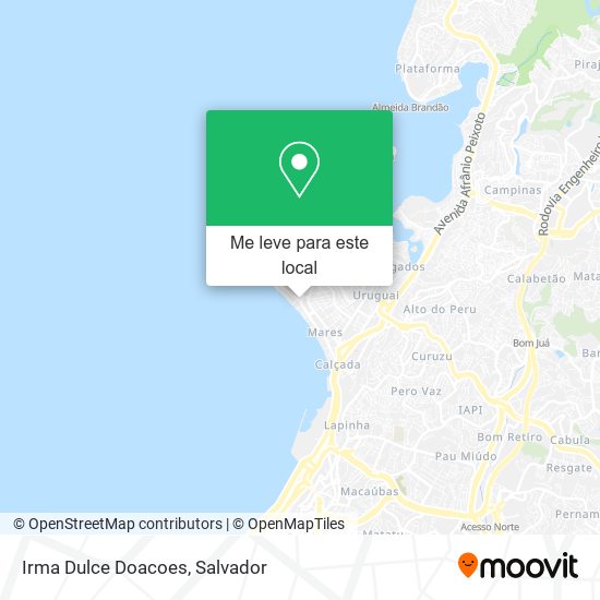 Irma Dulce Doacoes mapa