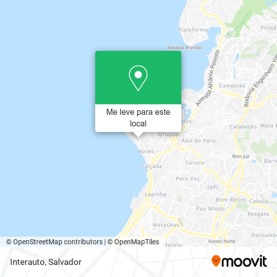 Interauto mapa