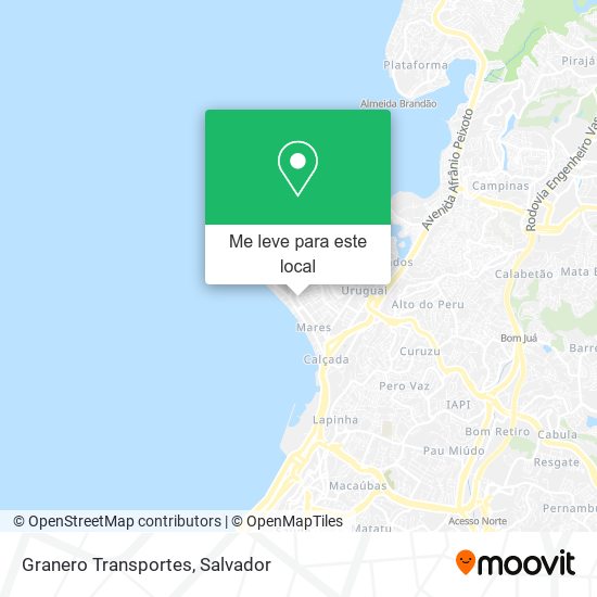 Granero Transportes mapa