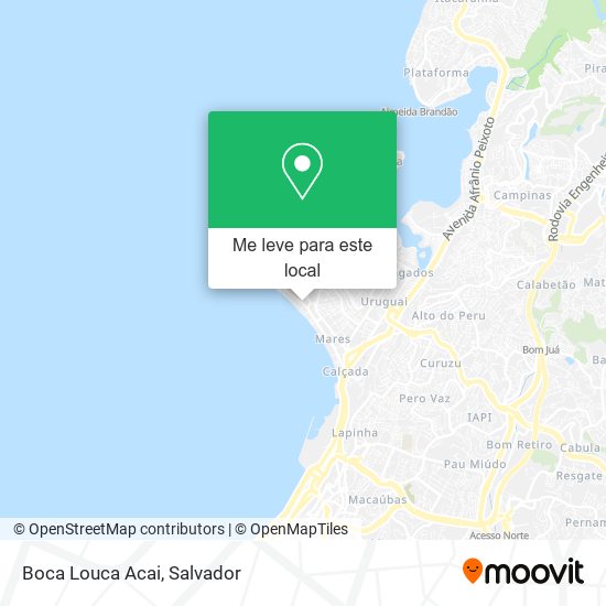 Boca Louca Acai mapa