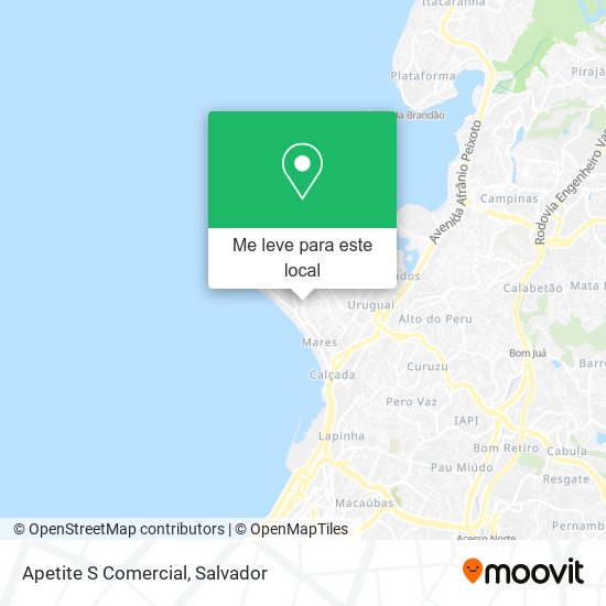 Apetite S Comercial mapa