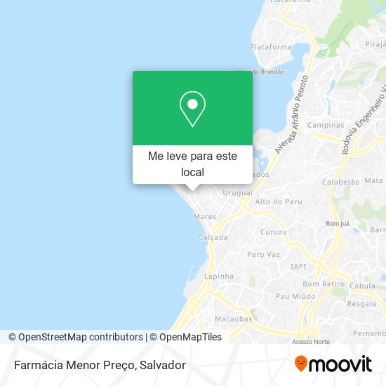 Farmácia Menor Preço mapa