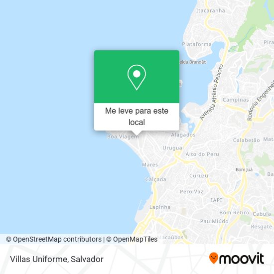 Villas Uniforme mapa