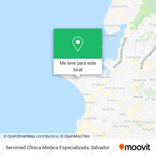 Servimed Clinica Medica Especializada mapa