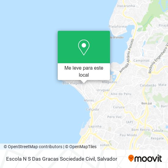 Escola N S Das Gracas Sociedade Civil mapa