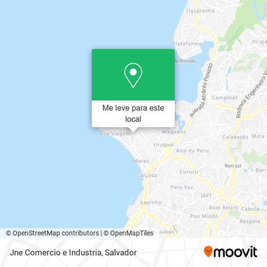 Jne Comercio e Industria mapa