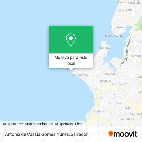 Antonia de Cassia Gomes Nunes mapa