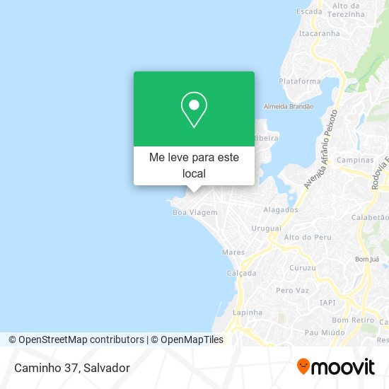 Caminho 37 mapa