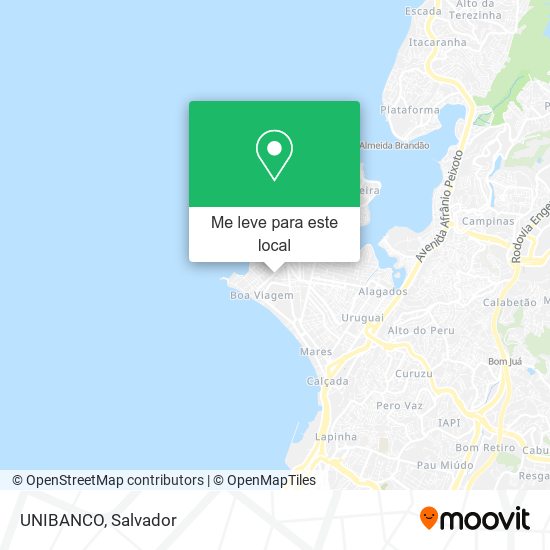 UNIBANCO mapa