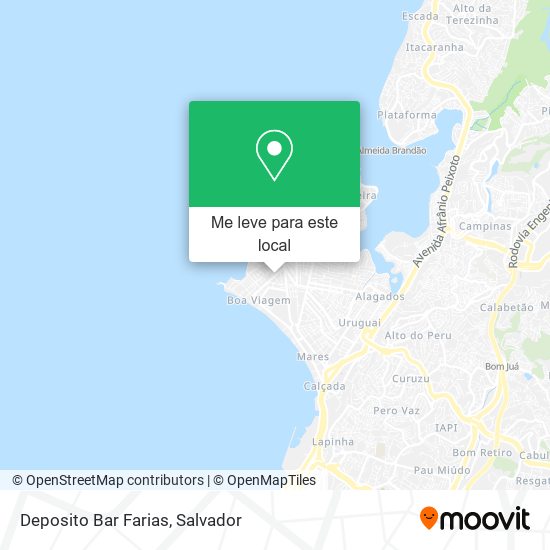 Deposito Bar Farias mapa