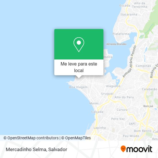 Mercadinho Selma mapa