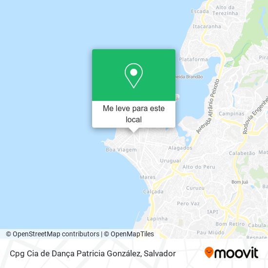 Cpg Cia de Dança Patricia González mapa