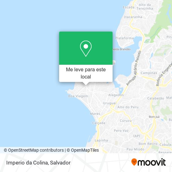 Imperio da Colina mapa