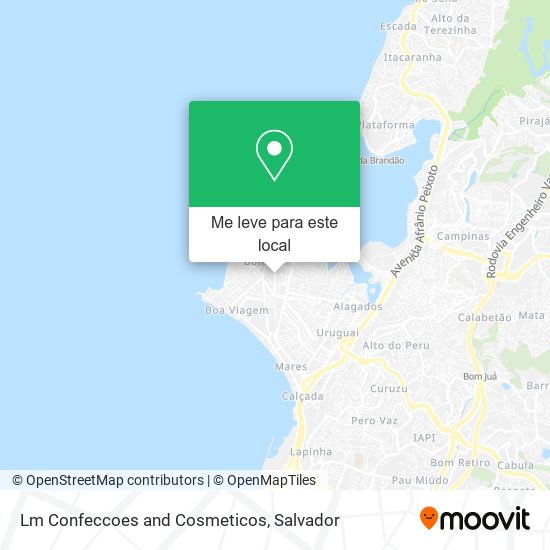 Lm Confeccoes and Cosmeticos mapa