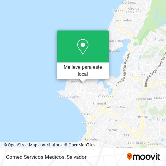 Comed Servicos Medicos mapa