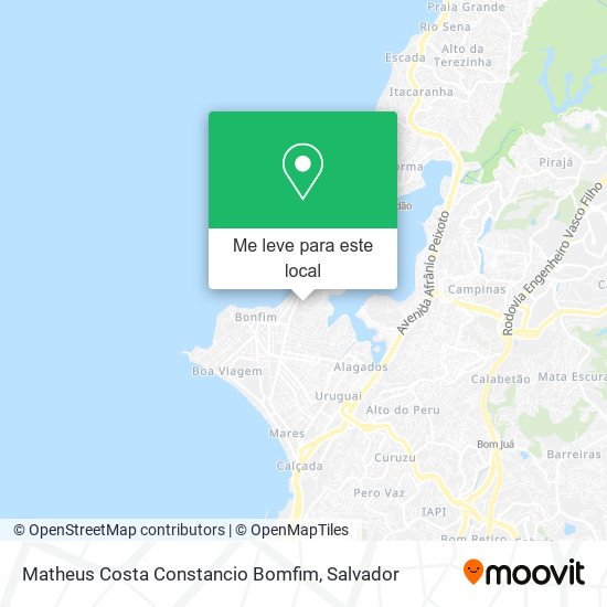 Matheus Costa Constancio Bomfim mapa