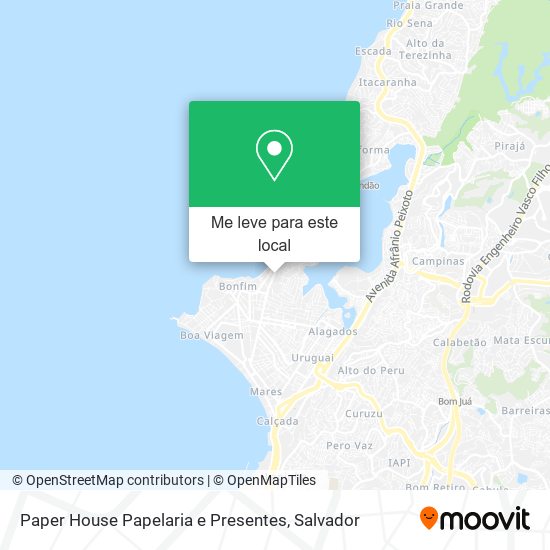 Paper House Papelaria e Presentes mapa