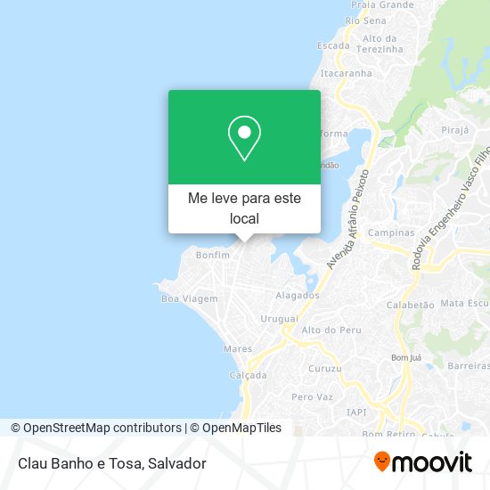 Clau Banho e Tosa mapa