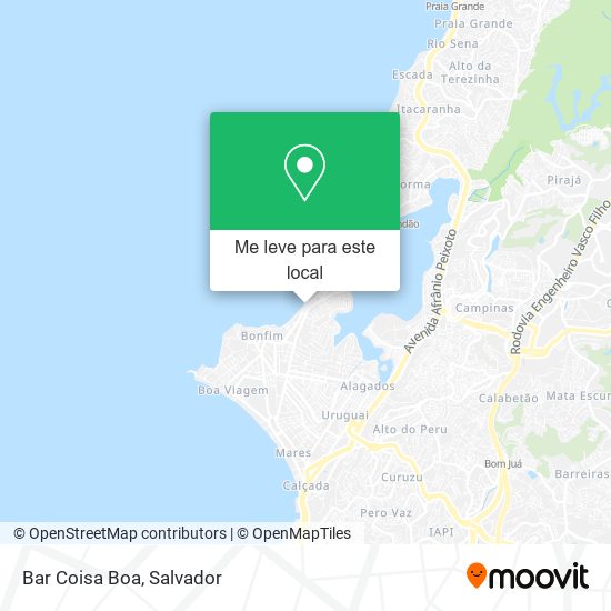 Bar Coisa Boa mapa