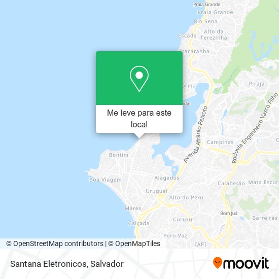 Santana Eletronicos mapa