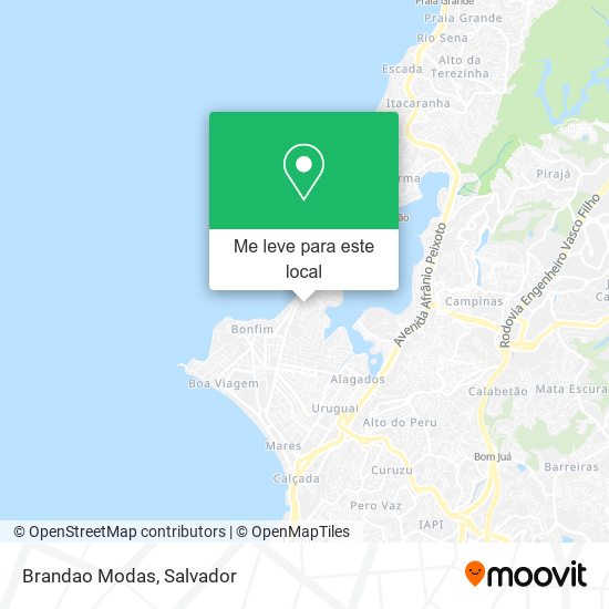 Brandao Modas mapa