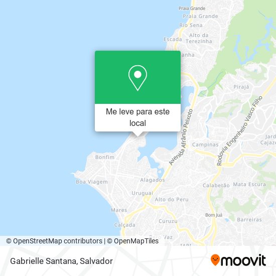 Gabrielle Santana mapa