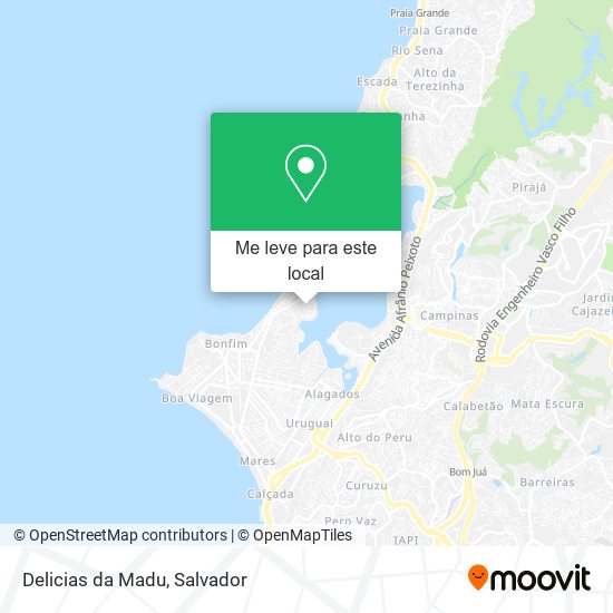 Delicias da Madu mapa