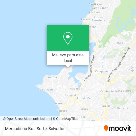 Mercadinho Boa Sorte mapa