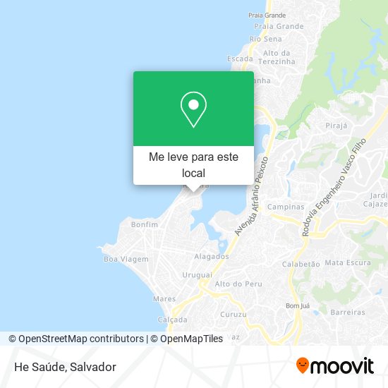 He Saúde mapa