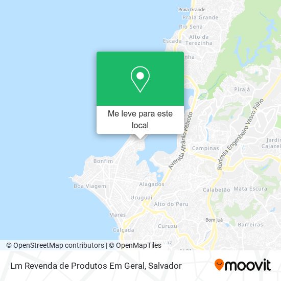 Lm Revenda de Produtos Em Geral mapa