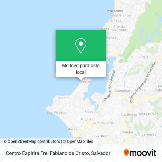 Centro Espirita Frei Fabiano de Cristo mapa