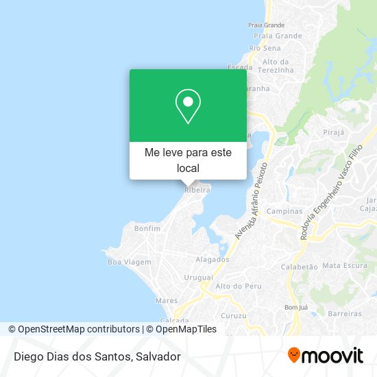 Diego Dias dos Santos mapa